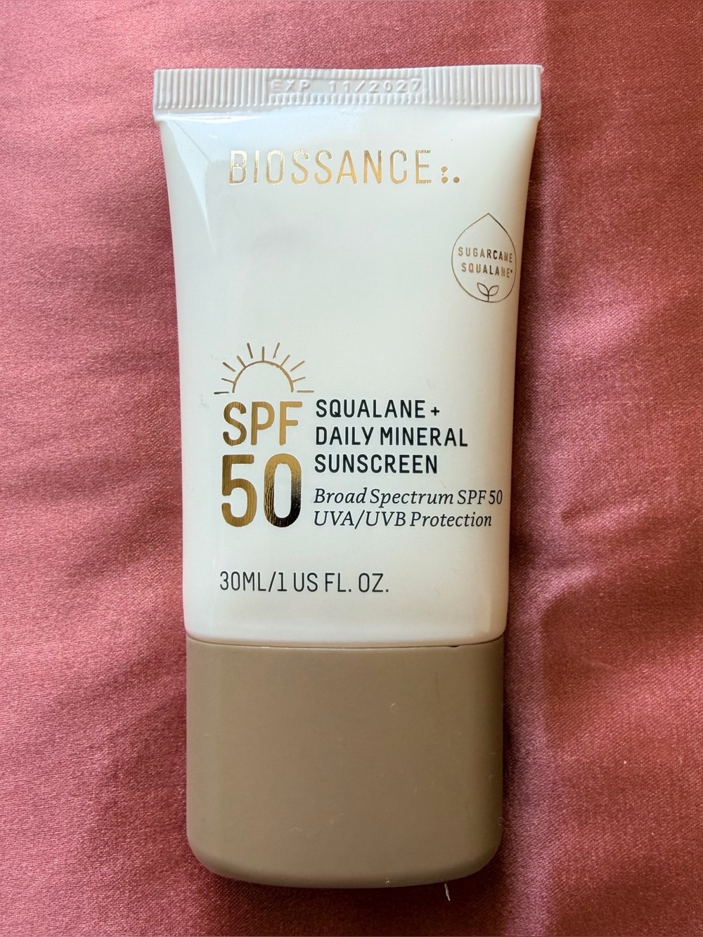 3 for $30! Biossance Daily Hydration Mineral SPF 50 + Squalane